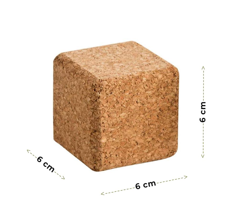 Korkwürfel 5x5x5 Cm Aus Presskork – Ideal Zum Basteln, Für Modellbau Und Als Tierspielzeug, Made In Portugal