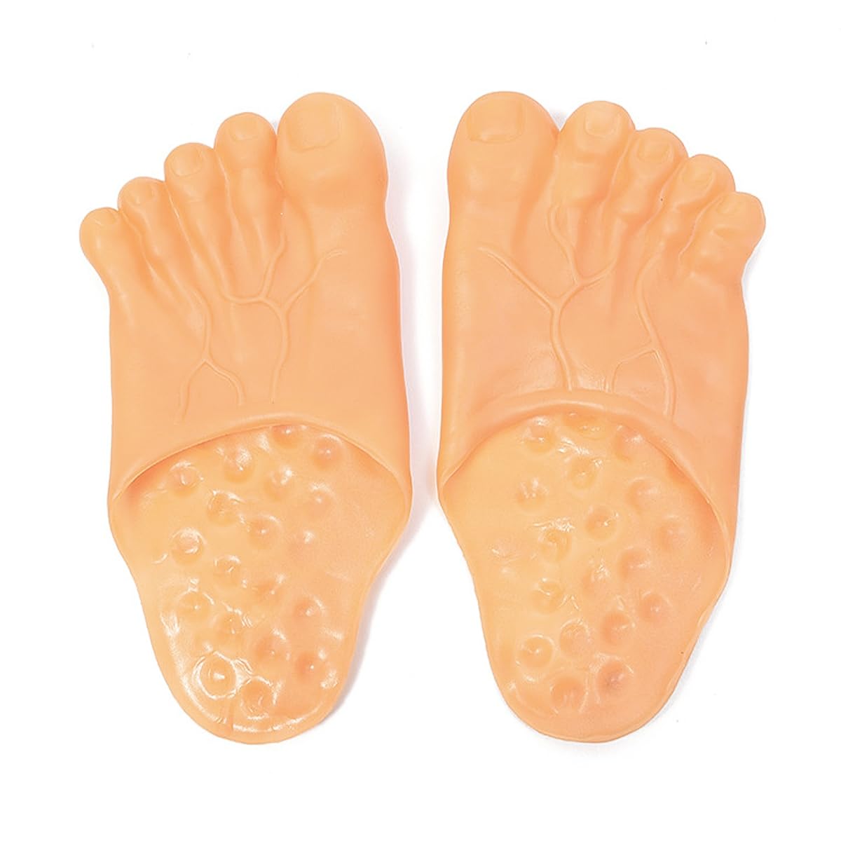 CENPEK Giant Big Jumbo Feet Covers Jumbo Big Foot Realistic Costume Accessories Shoe Covers Funny Feet Slippers for Halloween Party