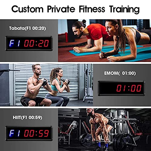 Seesii Gym Timer,LED Interval Timer Count Down/Up Clock,11.5