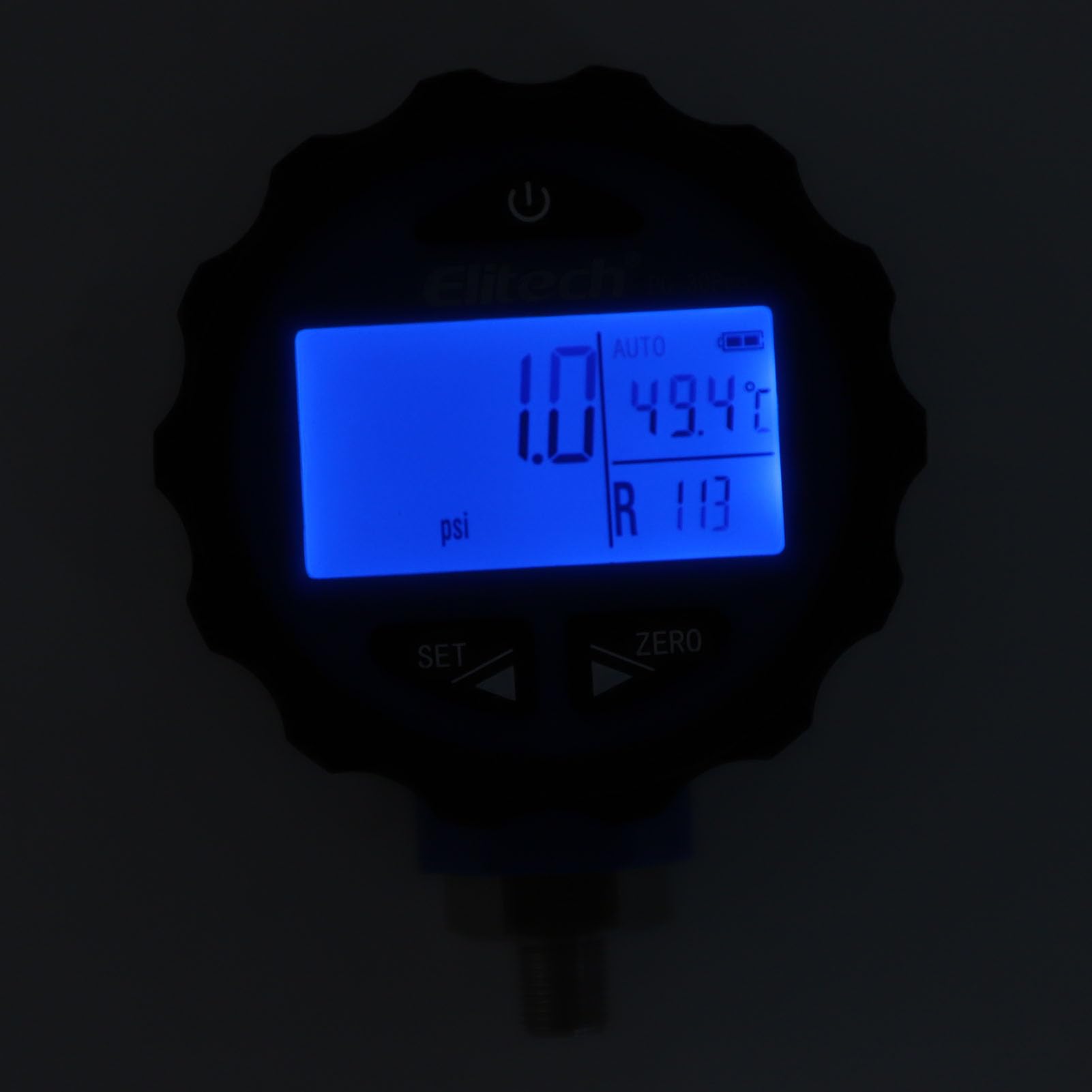FTVOGUE Misuratore di Pressione Digitale, Display LCD Accurato con Avviso di Sovraccarico, Misurazione della Pressione multiunità per Uso HVAC e Automobilistico