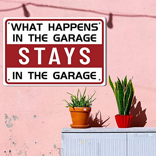 Vintage Metal Sign, Metal Wall Art, Funny Bar Signs, Motivational Positive Affirmations Wall Decor, Funny Tin Signs For Home Office School Gym & Locker Room 8X12 Inch (Funny Tin Signs For Garage) #TOP4
