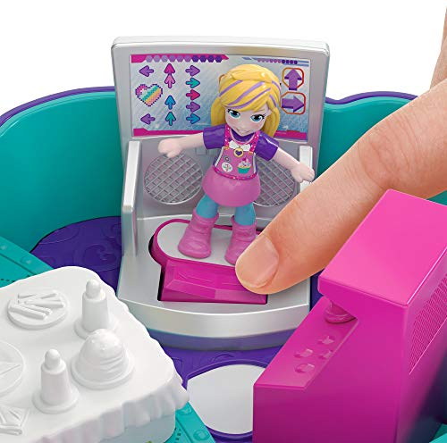 Polly Pocket FRY36 - World Cafe Schatulle, zum Spielen und Mitnehmen, Spielzeug ab 4 Jahren - Exklusiv bei Amazon – Bild 8