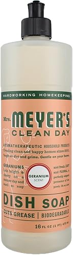 Miniatura 145 de Mrs. Meyer's Clean Day - Detergente líquido para platos, aroma a campanillas azules, fórmula biodegradable, paquete de 3 unidades, 16 fl oz