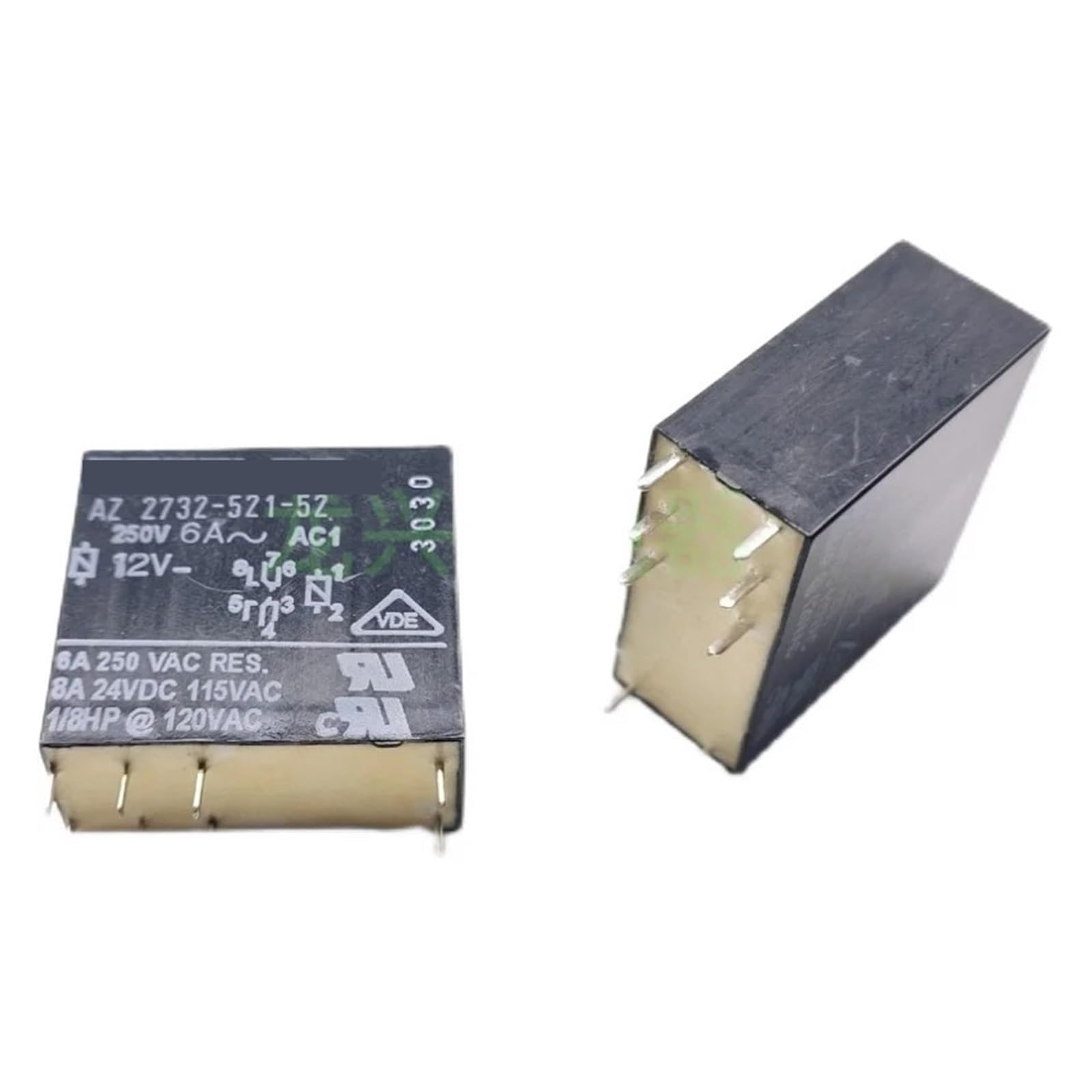 Relais 12VDC AZ2732-0521-52 IDGTTLDF pour circuits imprimés électriques