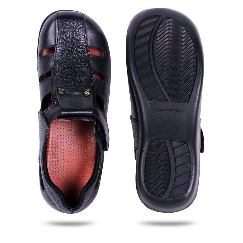Image of M.V.DIABETES HEALTHCAR-Designer Diabetic Footwear (DDF - 029) - diabetic and orthopedic Men's Footwear | extra soft, Light weight and comfortable