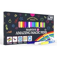 Marvin's Magic - 25 Amazing Magic Marker Pens - Colour Changing 3D Pens For Kids - Create 3D Art Pens - Markers for Kids with No Mess and No Fuss - Perfect Arts and Craft Kit