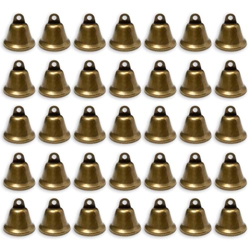 pangutheos 35 Stück Weihnachtsglöckchen, 38 x 35 mm...