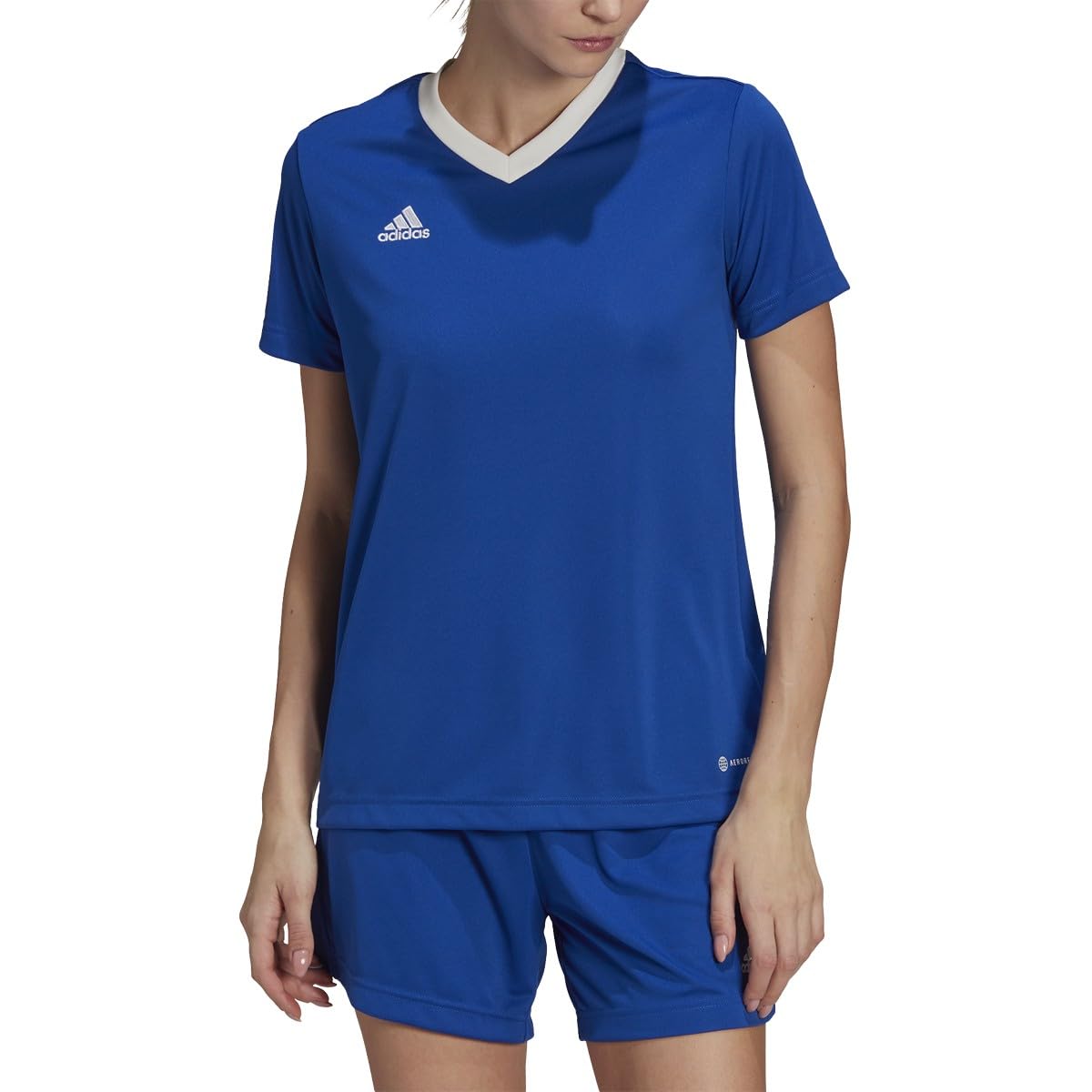 Maillot adidas Entrada 22 anti-transpiration bleu haut sport XXS