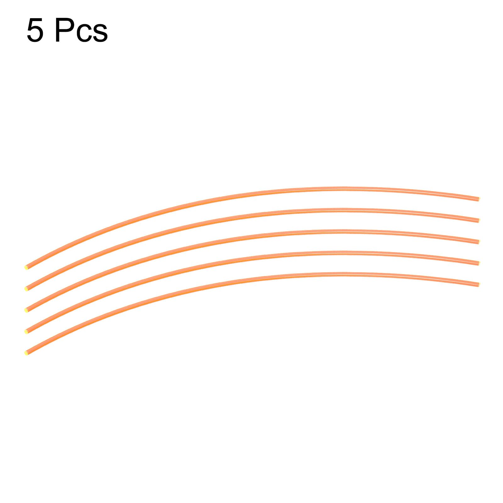 QUARKZMAN 6pcs Fibre Optique 2.5mm X 15cm PMMA - Vue Arcs Et Tir Fluorescent Rouge Vert Orange
