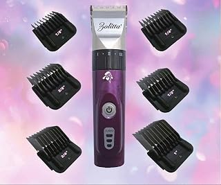 Iris Turbo 5-in-1 Dog Clipper for Small Dogs, Ceramic Blade with Metal Attachment Combs, 2 Alternating Speeds, Lightweight Design