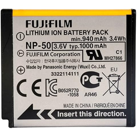 Batería de Litio Fujifilm NP-50 para cámaras (1000 mAh) Cover