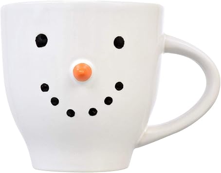 Coffee Mug Large Stoneware Snowman Cups Set 2-20 oz Super Strong! Durable! Dishwasher Safe!! Adorable, Cutest Ever! Makes A Nice Gift. Perfect for Coffee, Tea, or Hot Chocolate Christmas Morning 2