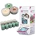 Produktbild Smart-Planet® Kerzen Ambiente - 60 Stück Duft Teelichter Teelicht Set im Spender Fresh Cotton - transparente Hülle - 4 Stunden Lange Brenndauer