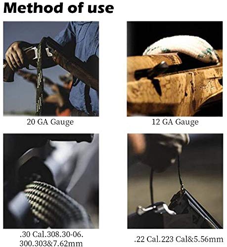 Aimee_JL New Bore Cleaner 28 GA Gauge Gun Barrel Cleaning Rope Rifle/Pistol/Shotgun Brass Brush Cleaning Cord by Aimee_JL - Image 6