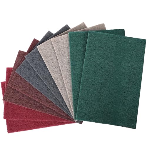 PMIQSA 10er Schleifvlies Pads 150x230mm Set...