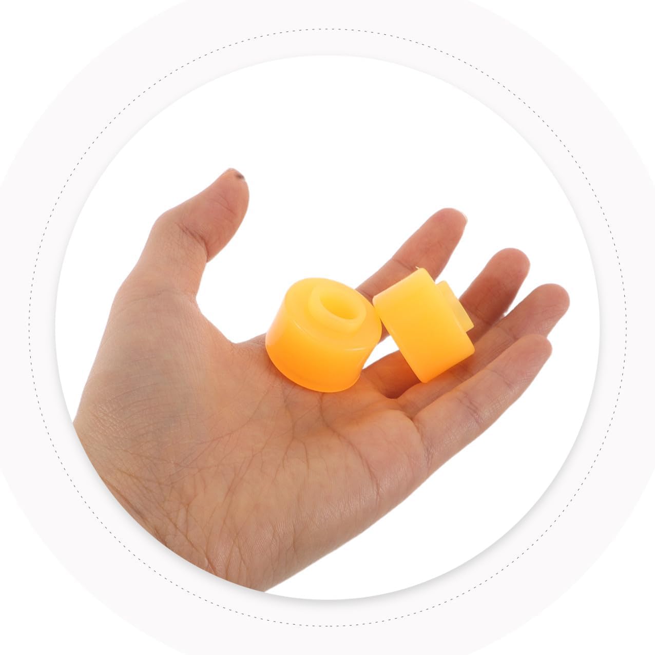 10pcs Rubber Shock Absorber Bushings Replacement Kit for Automobile Suspension Anti-vibration Wheel Bushing Repair Pads for Car and Truck