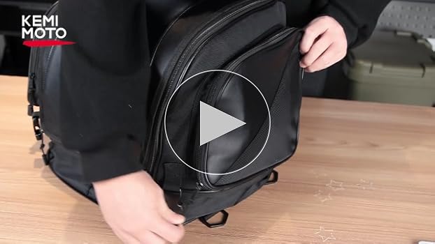 Amazon | KEMIMOTO シートバッグ バイク 拡張機能あり 40-52L
