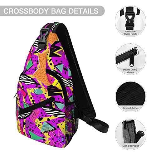Sling Bag For Women Men Sling Backpack Small Crossbody Shoulder Bag Travel Hiking Shoulder Chest Bag #TOP6