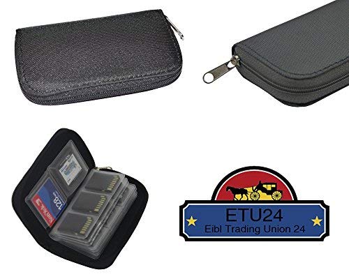 Speicherkarten Schutzbox wasserdichte Boxen in verschiedenen Ausführungen für SD, SDHC, MicroSD, MMC, SC und Compact Flash Karten Cards Case von ETU24 (Tasche für SDHC MMC CF MicroSD und SD Karten) Cover