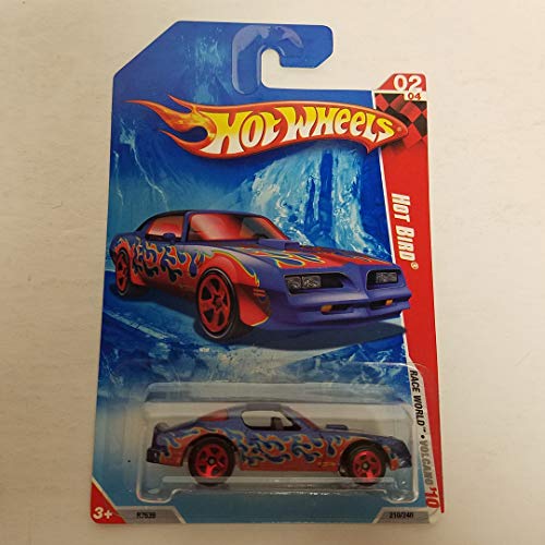 Hot Bird Blue Color 2010 Hot Wheels Race World Volcano