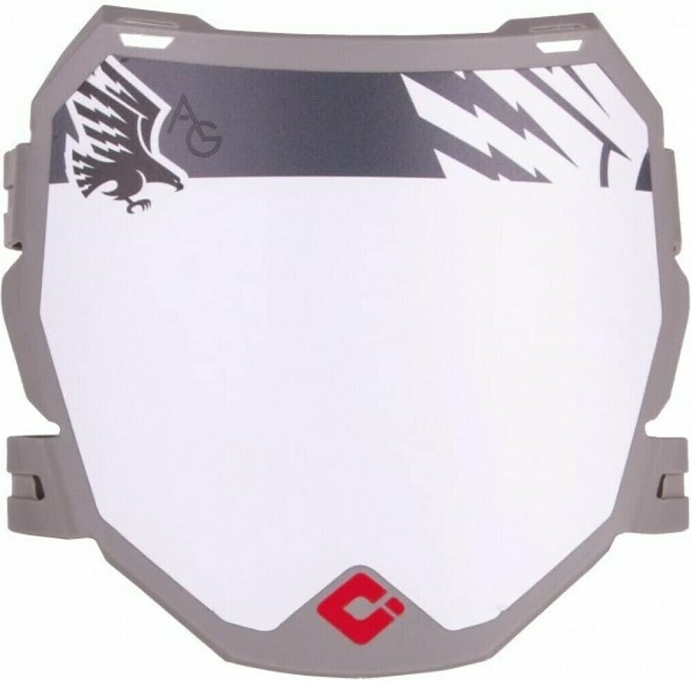 Odi DH Number Plate - Graphite, One Size, D70DP-G, White