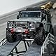 INJORA Vorder und Hinter Stoßstange - CNC Aluminium Stoßstange mit Licht für 1/18 RC Crawler TRX4M Defender Upgrade
