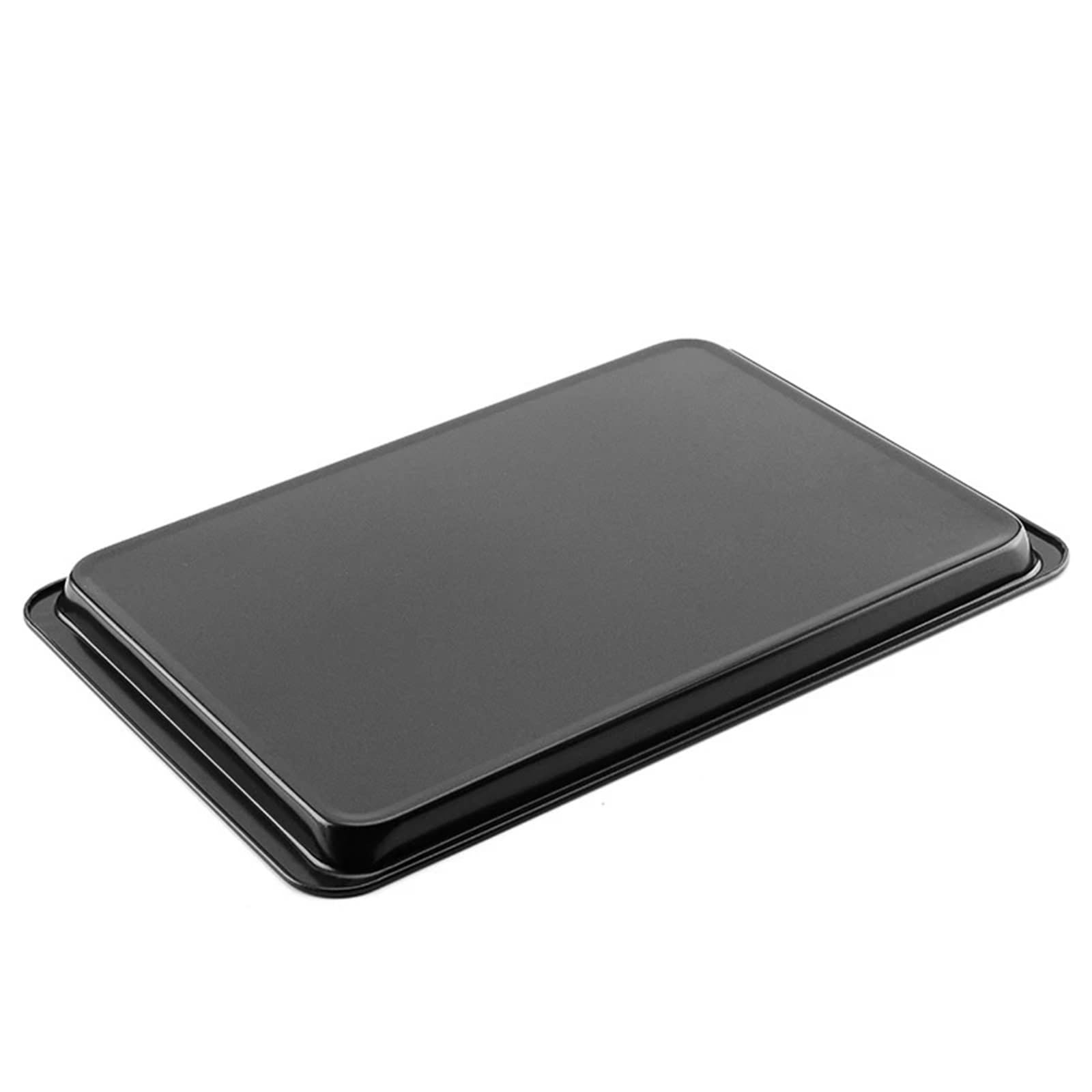 Bandeja de Horno Bandeja Rectangular Antiadherente for Hornear Pasteles y Pan, Bandeja for Hornear, Horno, Bandeja Rectangular Negra for Hornear, Bricolaje, 2 uds.