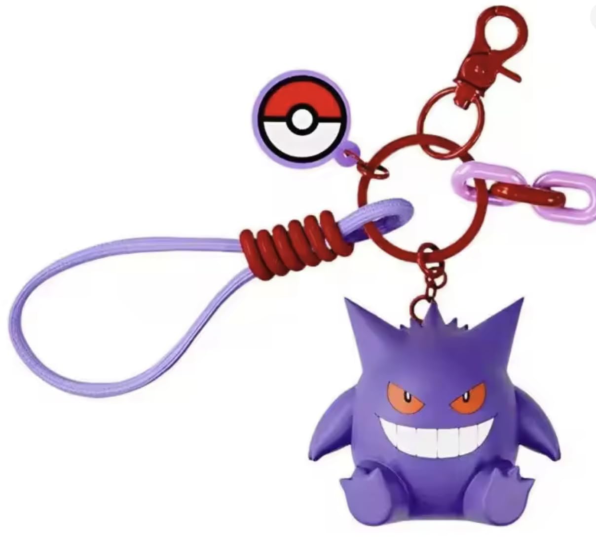 Pokemon, Purple, 4 cm x 4 cm x 0.1 cm