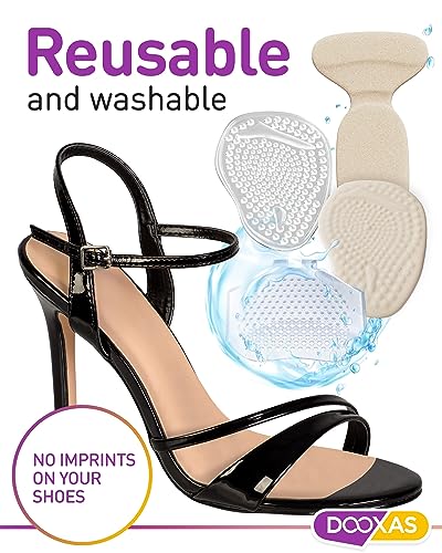 Image of Ball of Foot Cushions for High Heels - High Heel Inserts - Gel Shoe Inserts for Relieve Foot Pain - More Comfort with Foot Cushions for Women (Metatarsal Pads 4 in 1)