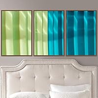 3 Piece Framed Canvas Wall Art Abstract Cool Line Canvas Prints Home Artwork Decoration for Living Room,Bedroom - 16