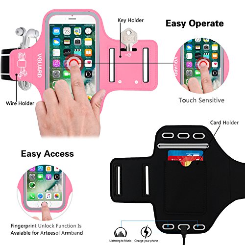 VGUARD Fascia da Braccio Sportiva Universale 6.2''...