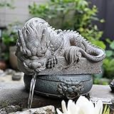 ZYZSY Cracheurs d'étang, Fontaine de Jardin en Plein air Gargouille, Jeu d'eau pour fonta...