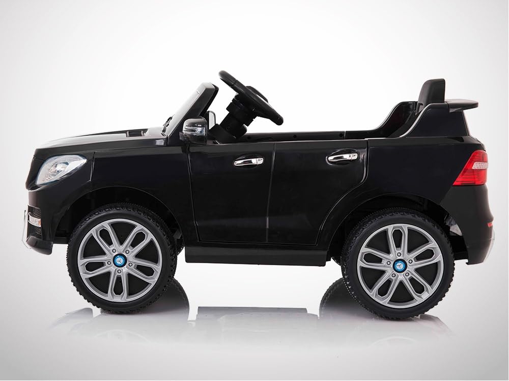 Auto elettrica per bambini, Mercedes ML 350 50 W, colore: nero