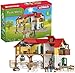 Produktbild SCHLEICH Farm World | Bauernhaus mit Stall und Tieren 42407 | detailgetreue Tierfiguren | mit Bauernhof Zubehör | tolles Geschenk für Jungen und Mädchen | Spielzeug ab 3 Jahre | Set aus 97 Teilen