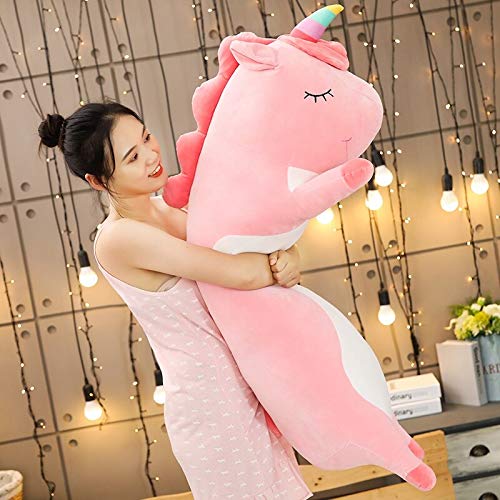 Doudou lapin cochon renard dinosaure licorne oreiller lit