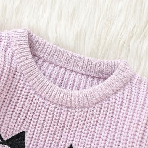 Baby Halloween Pumpkin Sweater Boys Girls Chunky Knit Crewneck Sweatshirt Pullover Fall Winter Holiday Party Casual4