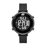 Women's Magnolia Digital Chronograph Watch, Color: Black (Model: SR6065)