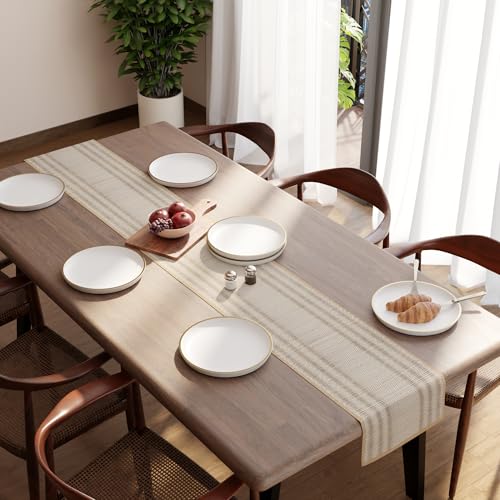 Image of Encasa XO Dining Table Runner 8 Seater, Handcrafted Madurkathi River Grass