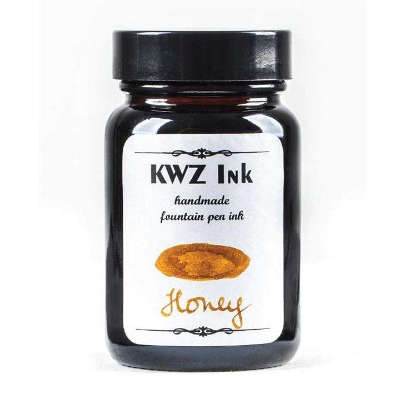 KWZ InkHoney Color Handmade Fountain Pen Ink - 60 ml UV Resistant Glass Bottle