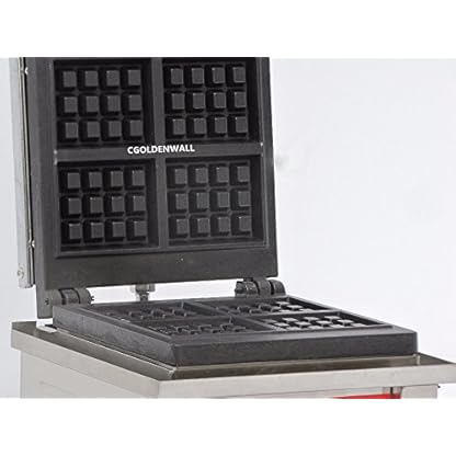 cgoldenwall np-539 4 Rechteck Waffelautomat Grid Waffle Baker Quadratisch Maschine Haften gewerblichen Belgische Waffel Herd Waffel Toaster - 220V – Bild 5