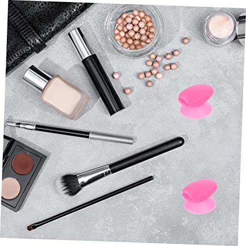 Beaupretty 10 Pçs Anti-Perda Escova De Lábios De Silicone Escova De Lábios De Silicone Capa De Pince