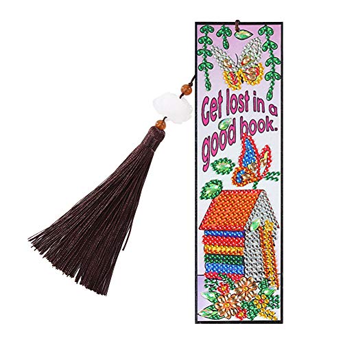 Demiawaking Segnalibro in Pelle DIY Diamond