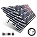 AIPER Portable Solar Panel 160W for Suaoki/Jackery/Goal Zero Yeti/Rockpals/Paxcess Portable Power Station as Solar Generator, Portable Foldable Solar Charger with USB Ports for Summer Camping Van RV