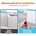 Car Door Invisible Anti-Collision Self Adhesive Seal Strip Seal Weather Strip Scratch Resistant Transparent Fit for Most Car, Protect the Car Body and Door(33Ft x 4In)