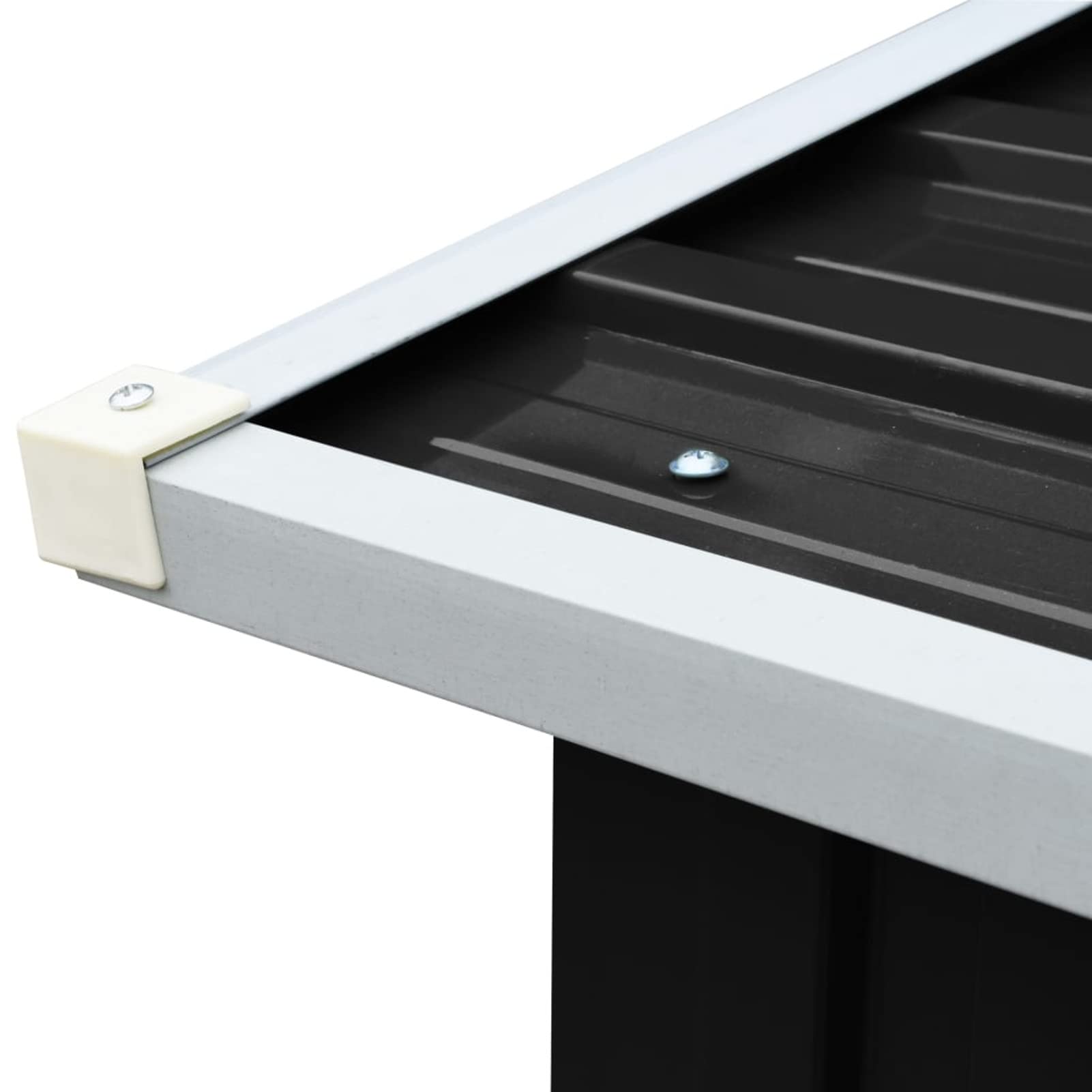 Homgoday Caseta de jardín para leña Acero galvanizado Gris 172x91x154 cm Leñera Registro de Leña, Estantería para leña de Chimenea para Interior y Exterior Soporte de Madera