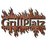 MANOPRANA Gartendeko Rost Grillplatz Rostiges Gartenschild Grill Schild Outdoor Garten, Bar, Terassendeko