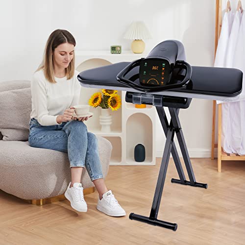 Steam Press Stand, Height Adjustable Stand Suitable for 34“/ 38“/ 42” Steam Iron Press - Only Use LACIEL Steam Iron Press, Not Suitable for Other Brands - Thumbnail 5