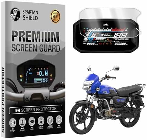 Spartan Shield Digital Meter Screen Guard For TVS RADEON DIGI CLUSTER ...