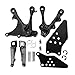 Motorcycle Front Rear Passenger Foot Pegs Bracket for Kawasaki Ninja ZX6R 2005-2008, ZX636 2005-2006
