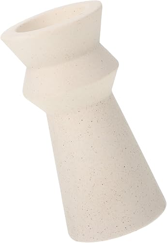 Miniatura 1 de Candelabro de cerámica con forma de vela para mesa de comedor, color beige